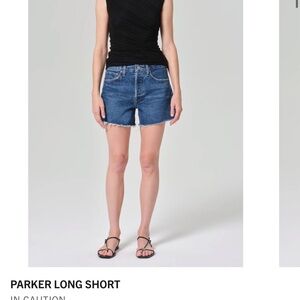 Agolde Parker Long Short, Size 27